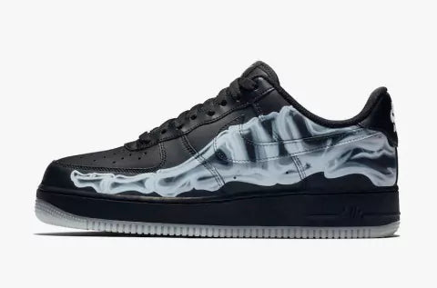 AIR FORCE 1 LOW '07 QS SKELETON BLACK