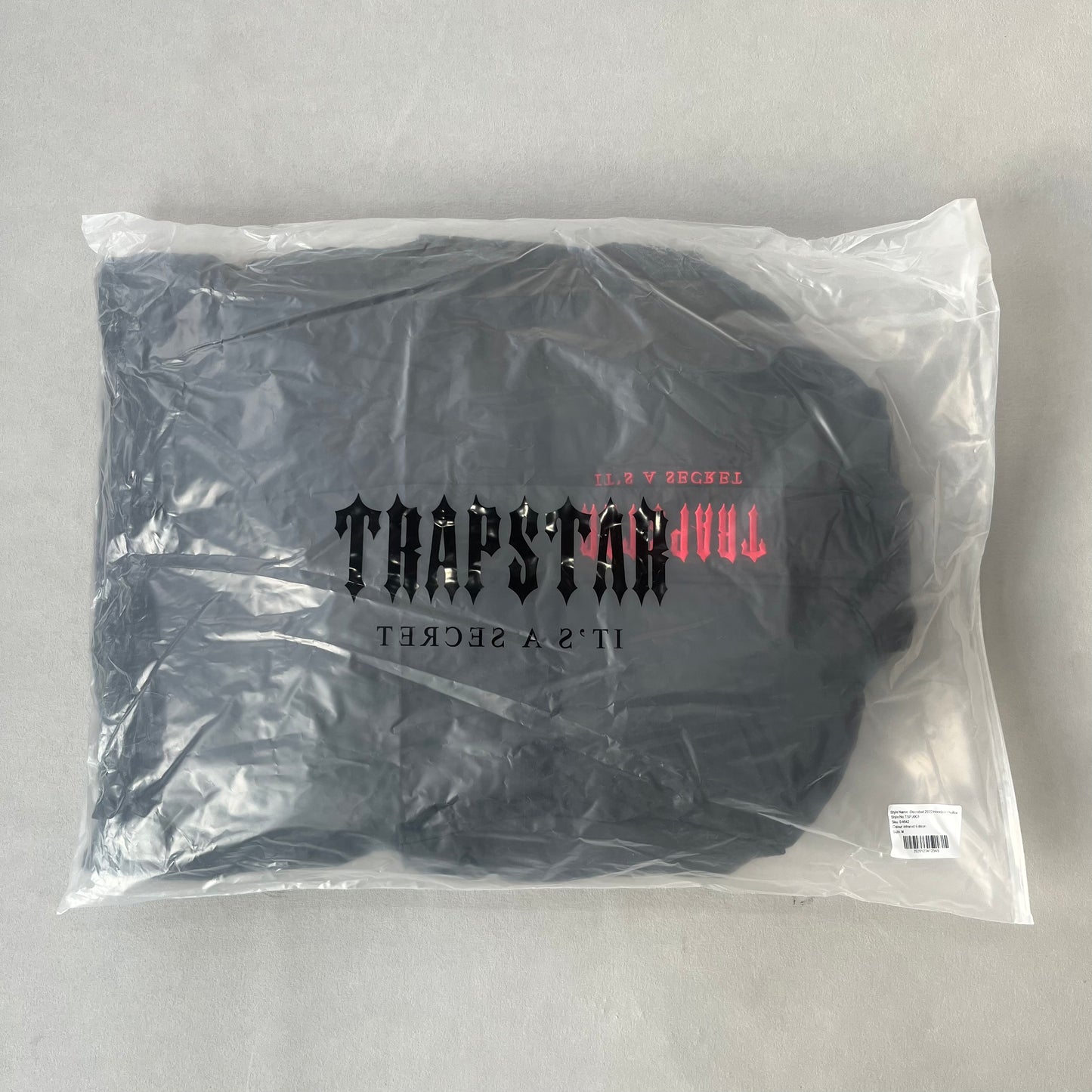 Trapstar Decoded Hooded Pufefer Jacket 2.0 Black / infrared