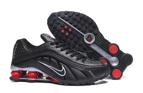 NIKE SHOX R4 PRETO/VERMELHO