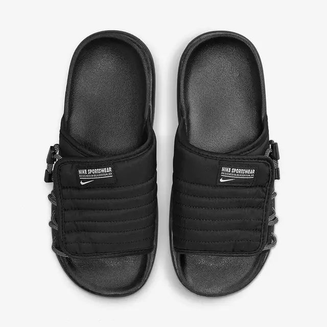 NIKE ASUNA 2 SLIDE "TRIPLE BLACK" (PRONTA ENTREGA)