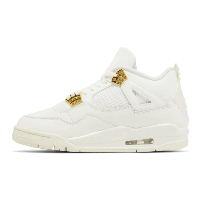 AIR JORDAN 4 RETRO WMNS "METALLIC GOLD"