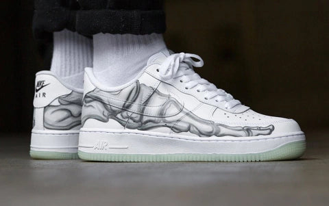 AIR FORCE 1 LOW '07 QS SKELETON WHITE